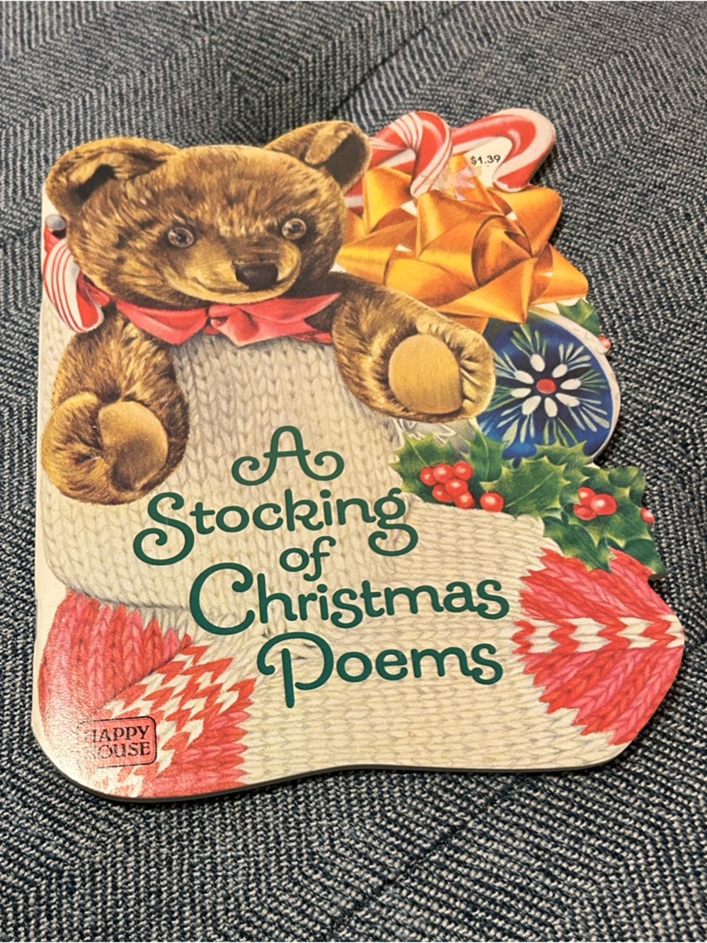 A Stocking of Christmas Poems Vintage Children’s Book